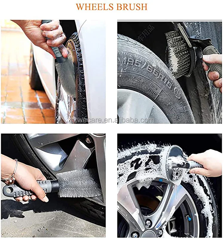 10Pcs Car Detailing Wash Mitt Sponge Towels Interior Car Care Auto Clean Tools Set Car Washing Kits