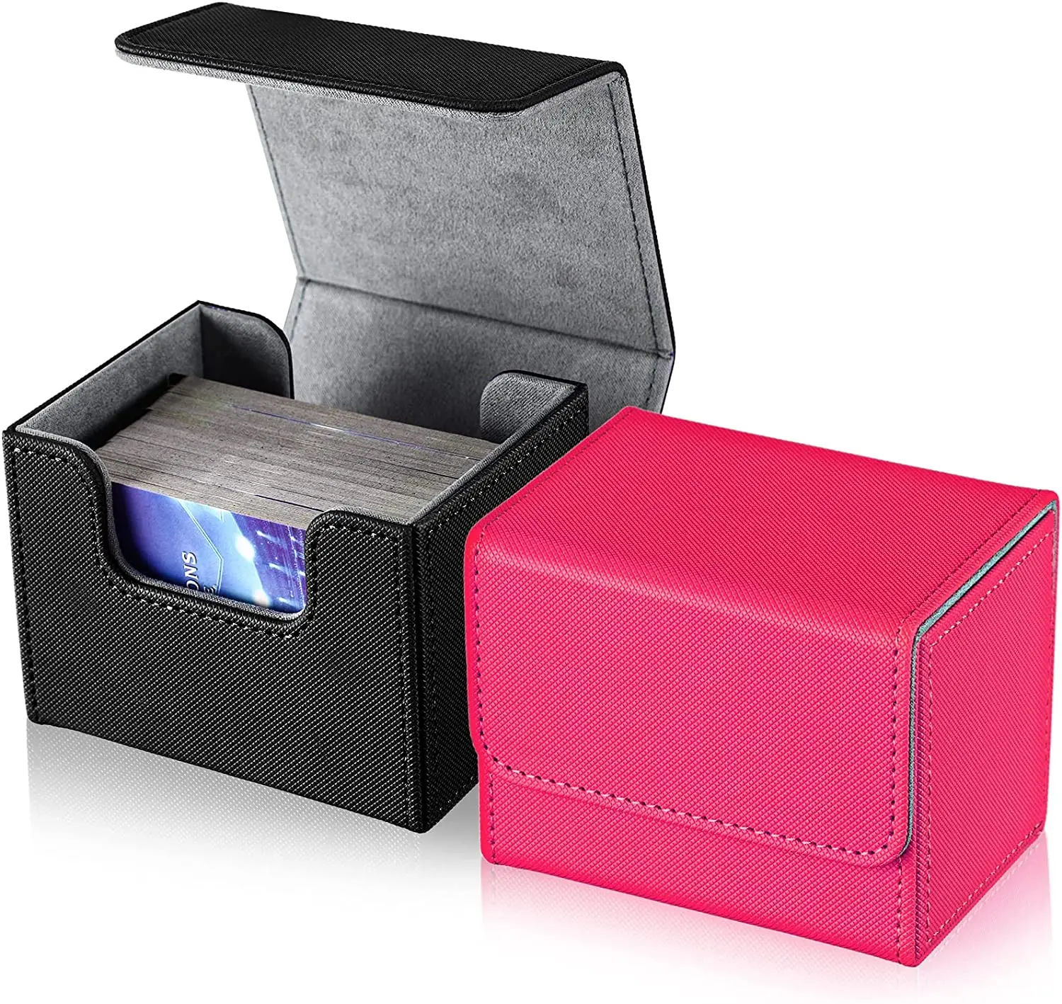 Highend Custom Card Deck Box Yugioh Mtg Trading Card Pu Leather Deck Box Storage Game Card Box