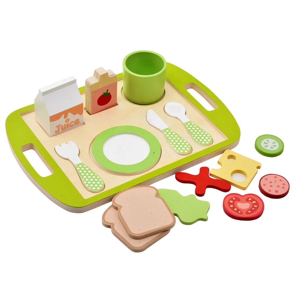Educational Role Play Children Toys Breakfast And Lunch Kitchen Sets