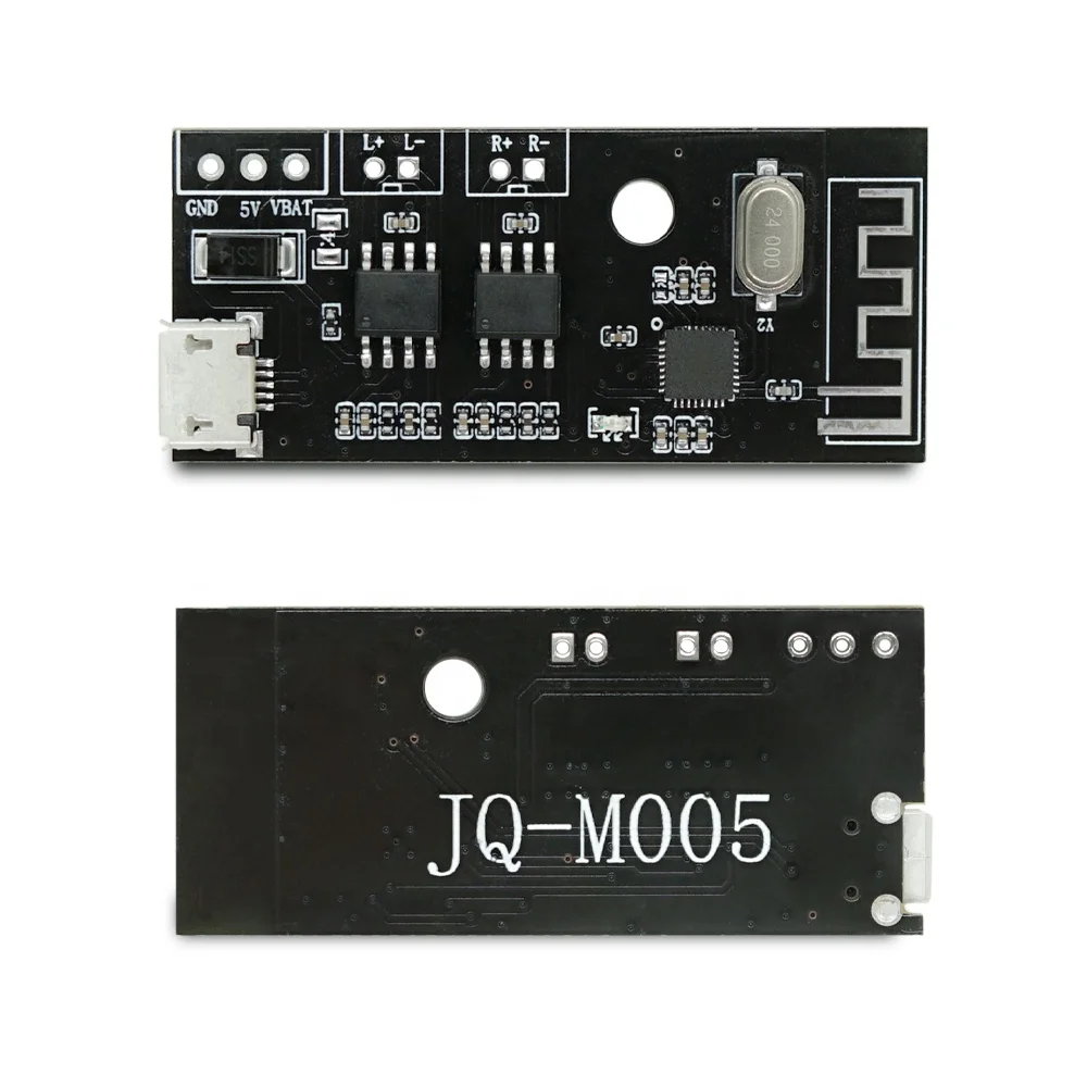 JQ M005 Bluetooth Amplifier Board MP3 Player Bluetooth Module 2X3W Recharge 3.7V Battery
