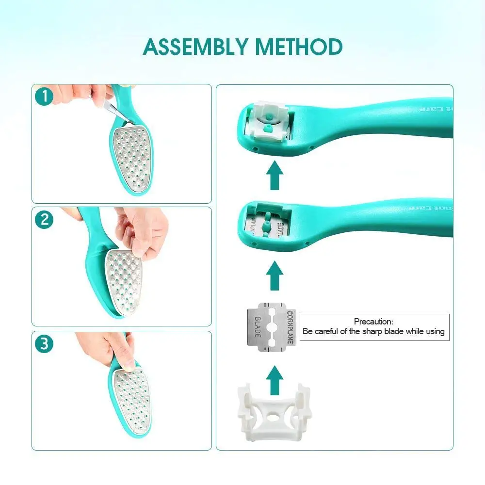 Callus Removers for Feet Callus Eliminator Foot File Scrubber Removes Callouses - Best Foot Care Pedicure Tool GIF