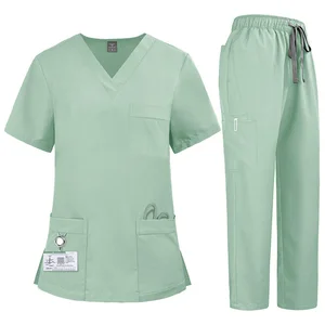 Custom Hospital Operating Room Uniforms Scrubs for Physician Nurse Dentist Work Clothes OEM Model Size for Women