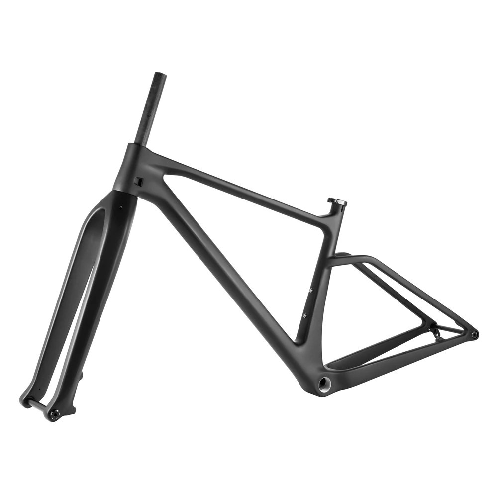 2022 New 29er MTB Carbon Frame BSA Boost 148mm Mountain Bike Carbon Frameset With Rigid Fork
