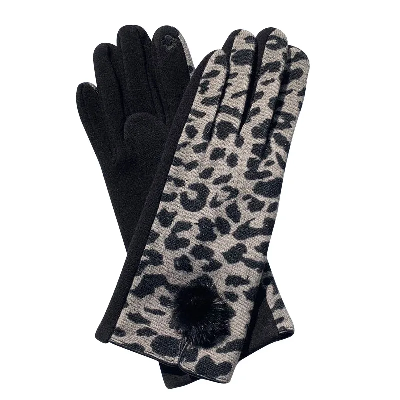 cheetah winter gloves