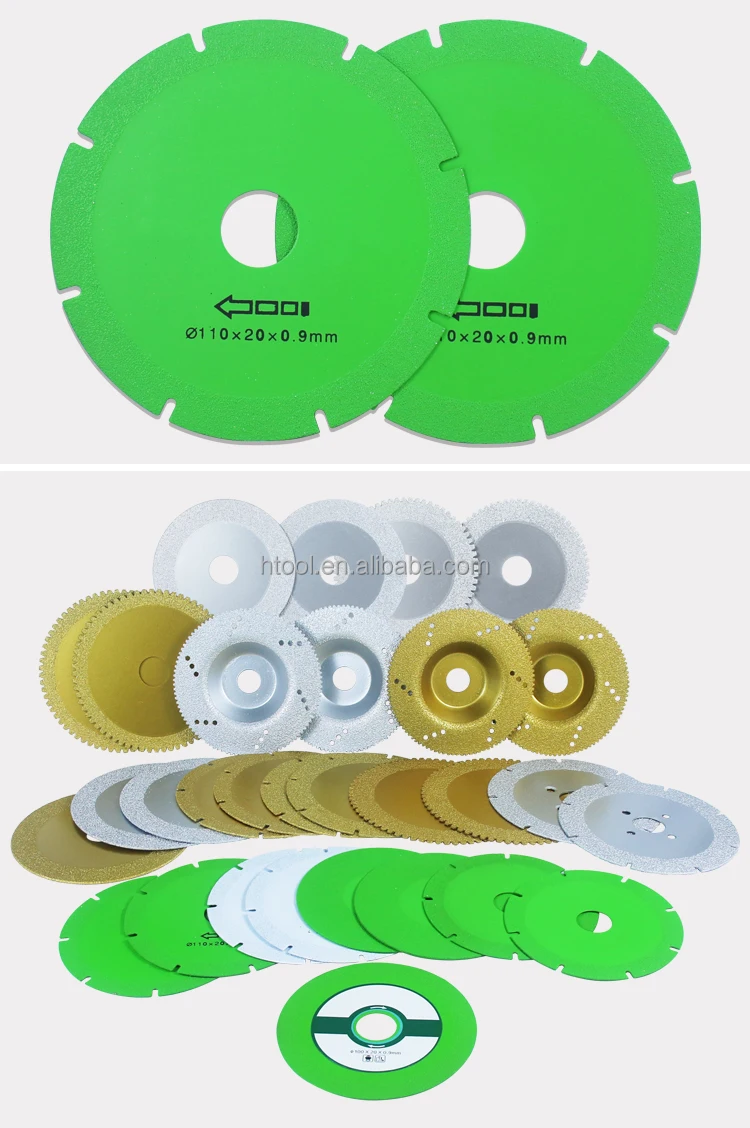 Vacuum Brazed Diamond Circular Saw Blade For Glass Ceramic Granite