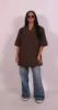 Short-sleeved suit jacket brown 450g