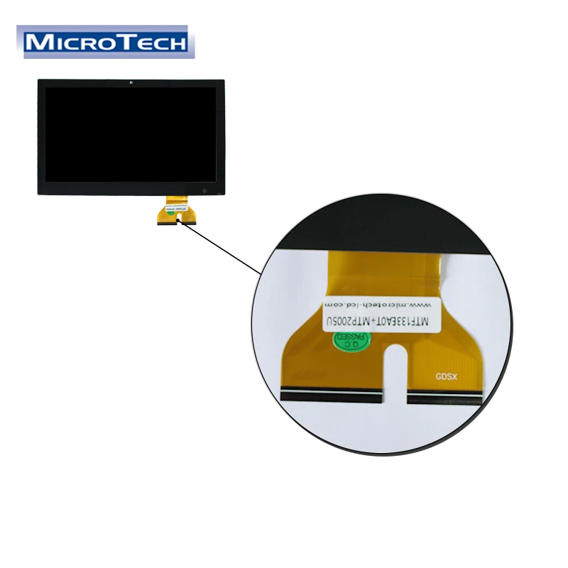 
EDP I/F 13,3 дюймов сенсорный экран TFT ЖК-модуль 30 Pin 300 яркости дисплея 1920*1080 для промышленного с емкостная сенсорная панель 