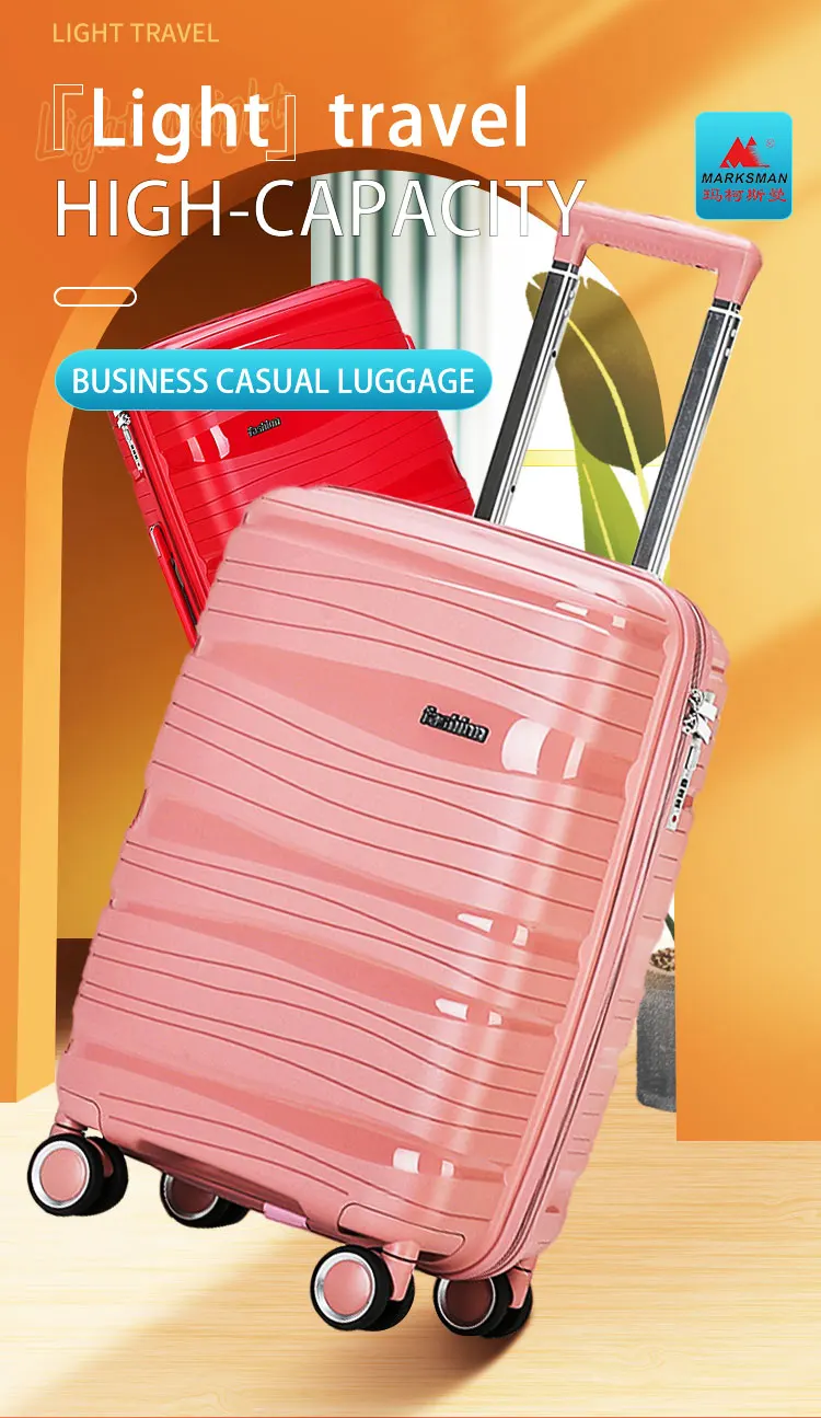 Marksman Luggage Pp Travel Large Capacity Fashion Wear Resistant And