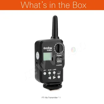 Godox FT-16 Transmitter WITSTRO Wireless Power Controller Remote Flash Trigger for Godox Speedlite Flash detail image