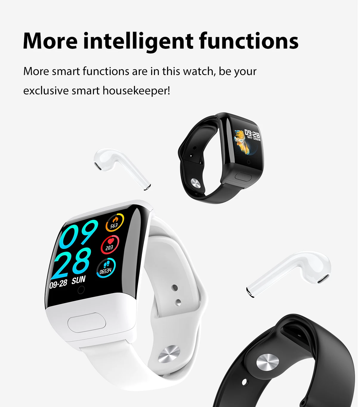 G36 Smart Watch With Earbuds 2 In 1 Wireless Headphone Heart Rate Blood  Pressure Smartwatch Earphone From Koomdigi, $41.86 | DHgate.Com