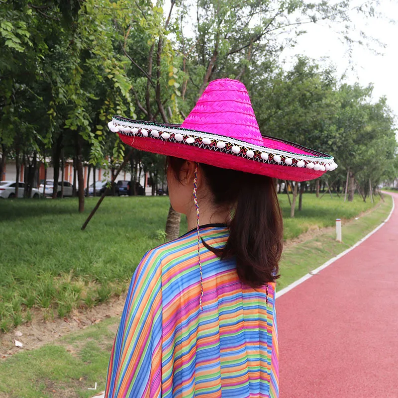 Ready To Ship Unisex Straw Sombrero Party Hats For Mexican Hat Party