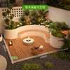 Wood-plastic flooring