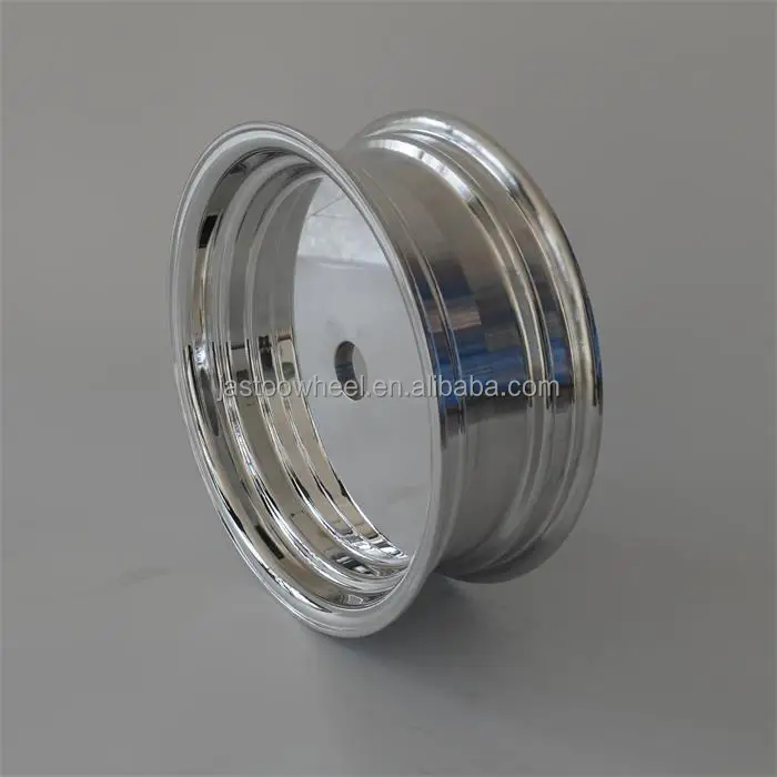 Custom Billet Wheels Stepped Motorcycle Wheel Blanks Polished 12