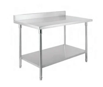 Hotel restaurant kitchen industrial adjustable commercial service de used metal bakery working table stainless steel work table
