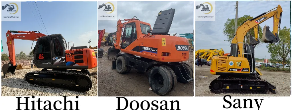 Japanese Original Used Excavator Hitachi ZAXIS 120 In Good Condition For Sale