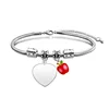 Heart apple silver