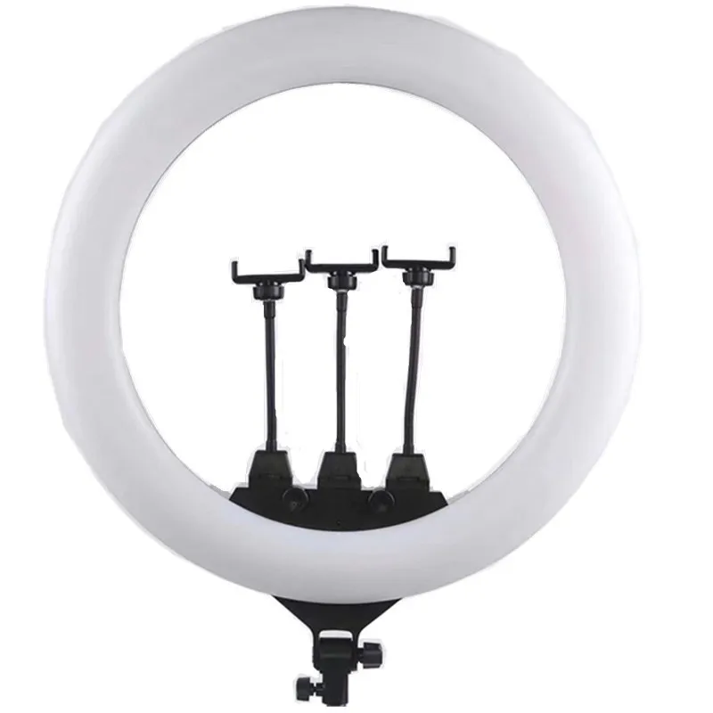 Wholesale Dimmable 22 Inch 56cm Selfie Circle LED Ring Light  Remote Shutter for Live Streaming Makeup