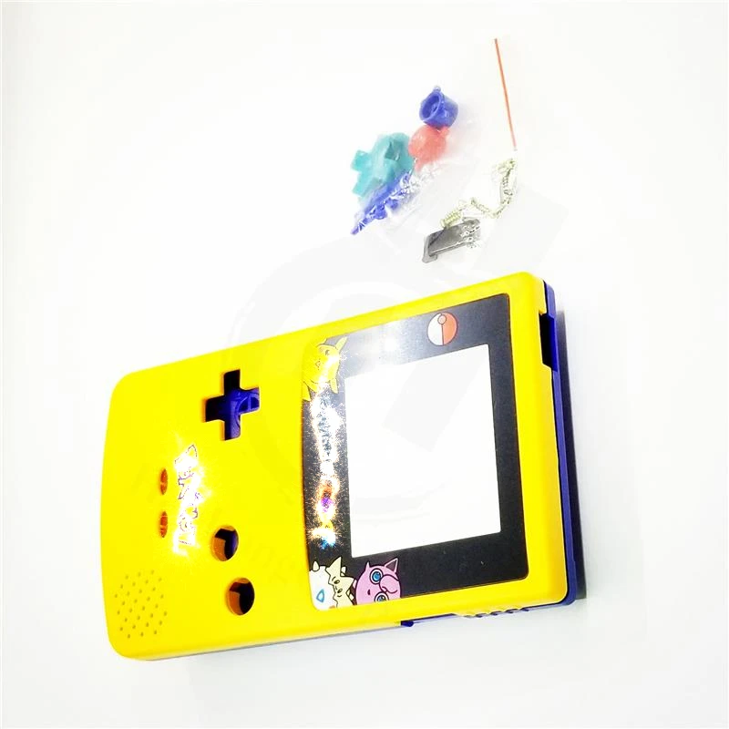 Игровой чехол «сделай сам» для P0kem0n Ограниченная серия желтая синяя оболочка Корпус Сменный Чехол Gameboy цвет