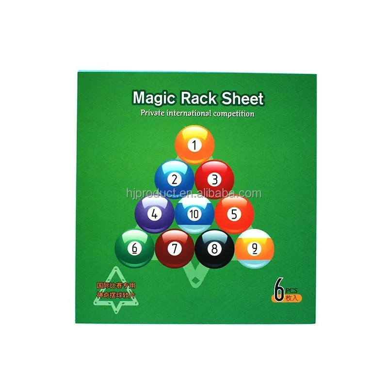 6 Pcs Magic Ball Rack Magic Rack Sheet Pool Ball Rack Magic Rack