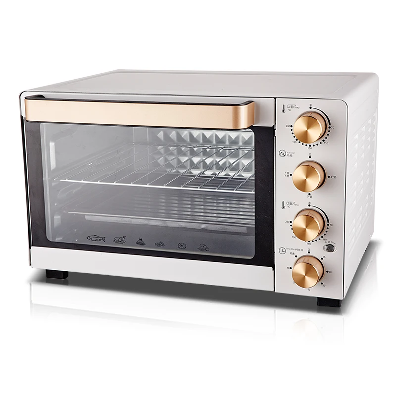 Factory Wholesale Metal 60L Large Toaster Oven Barbecue Baking Electric Mechanical Home Household Kitchen Oven