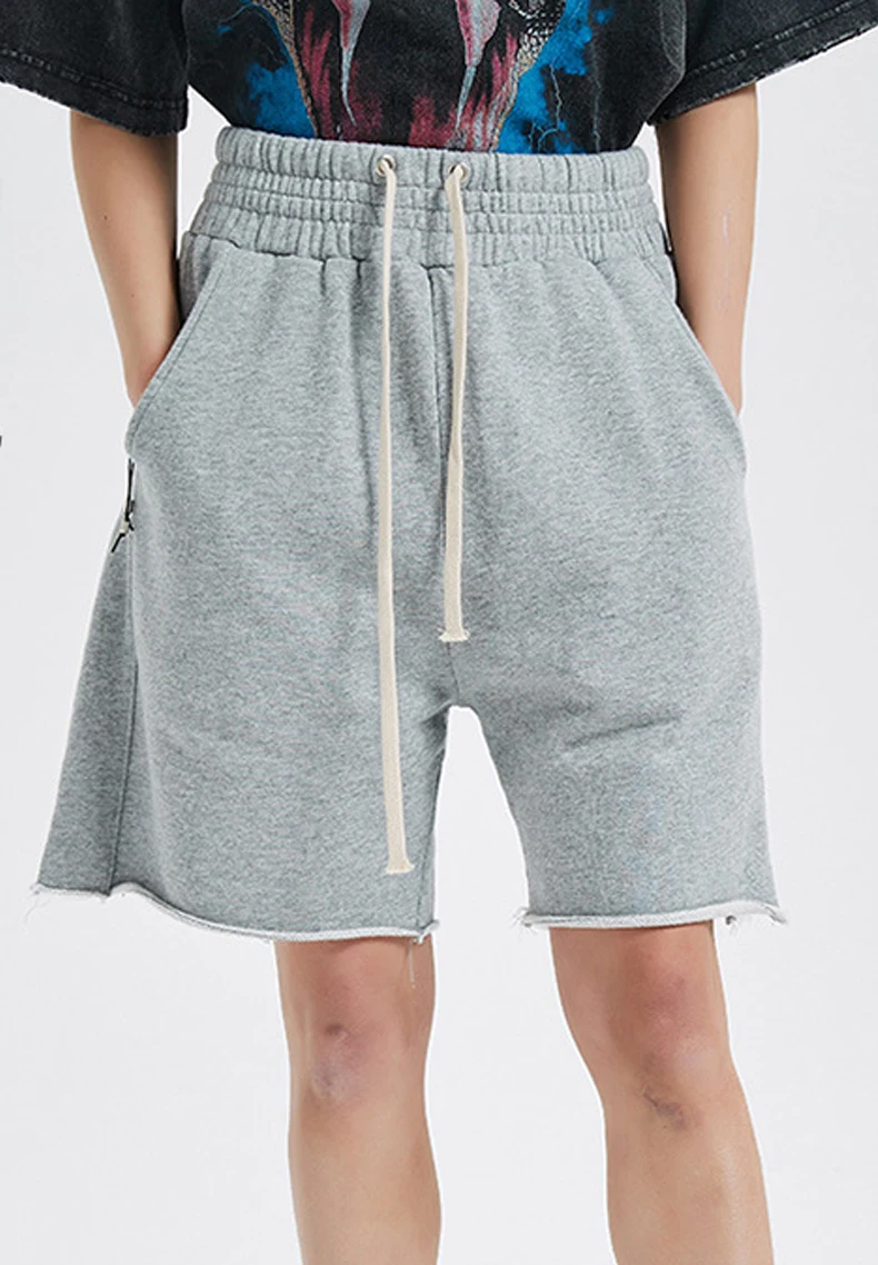 Summer Essential 100% βαμβακερό ανδρικό σορτς με τσέπες Κοντό παντελόνι γυμναστικής Αθλητικό σορτς συν μέγεθος για άνδρες136_voghion.com
