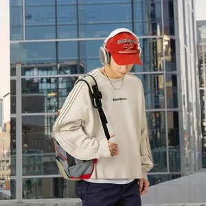 OEM & ODM Heavy 400G American Crewneck Sweatshirt Long Print Puff Technique Men Women CUSTOMIZED R&D Wholesale Sample