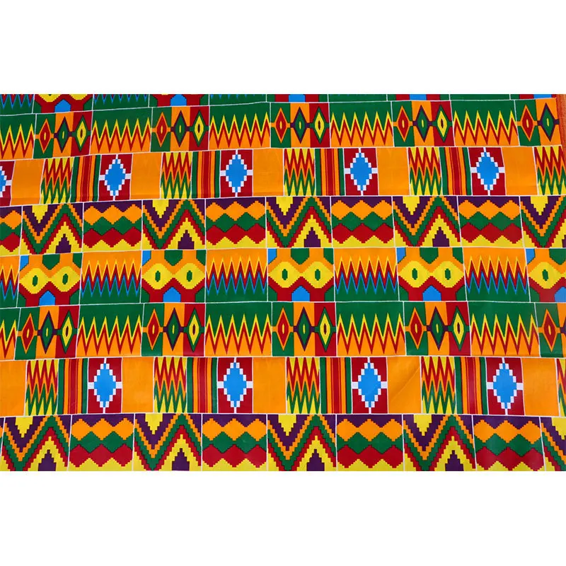 Ready to Ship Beautiful Wax Cotton Fabric Turkey Printed Washable Wax Cotton Fabric Comfortable Wax African Cotton Fabric