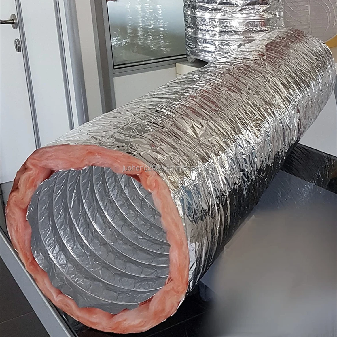 Insulation Thickness Inch Insulated Flexible Duct 25 Feet Long