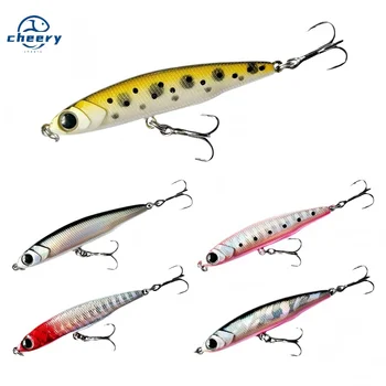 Cheery Long Casting Full Swim Layer Lure Bait Small Silver Micro-Vibrating Sinking Pencil Lure Carp ABS Red Snapper for Bottom – Pencil – view 2