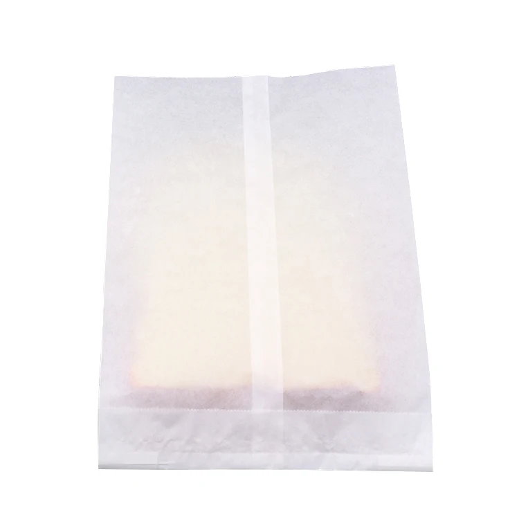 Food Use and Grease Proof Feature White Kraft Paper French Fries Packaging Bag
