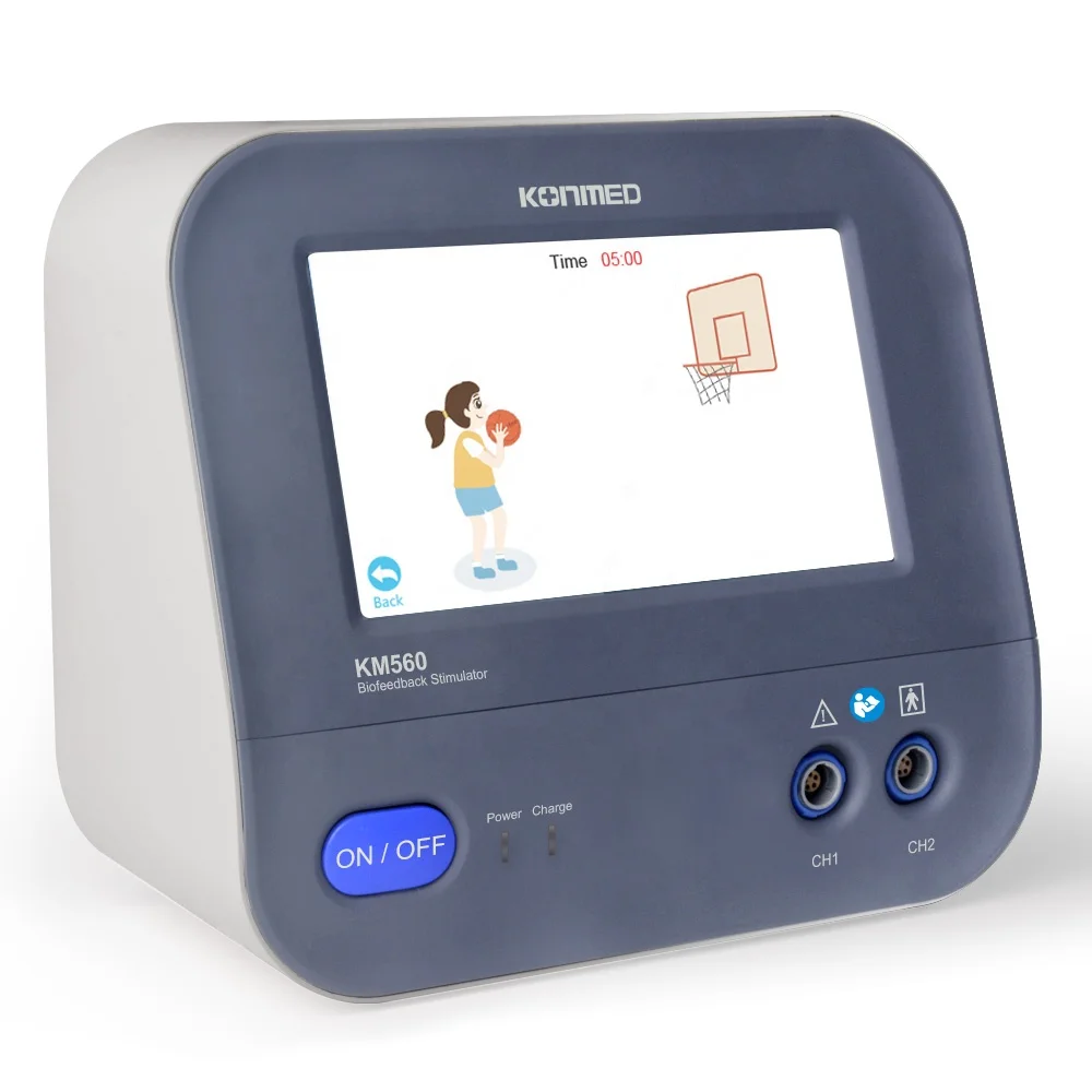 Biofeedback Muscle Stimulation Device Physiotherapy Rehabilitation EMG Machine 2 Channels Equipment Hospital Kegel Exerciser