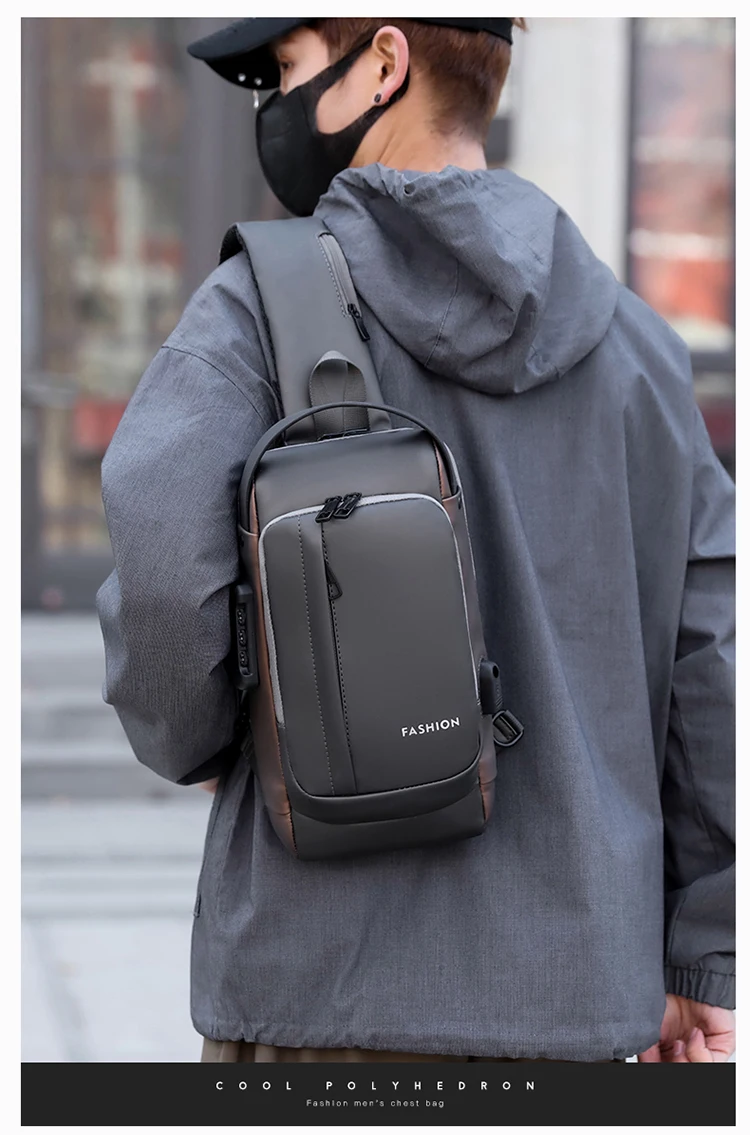 Street Cross-body Bag Men Women Small Casual Personality Hip Hop Waterproof Multifunctional Chest Bag messenger bag