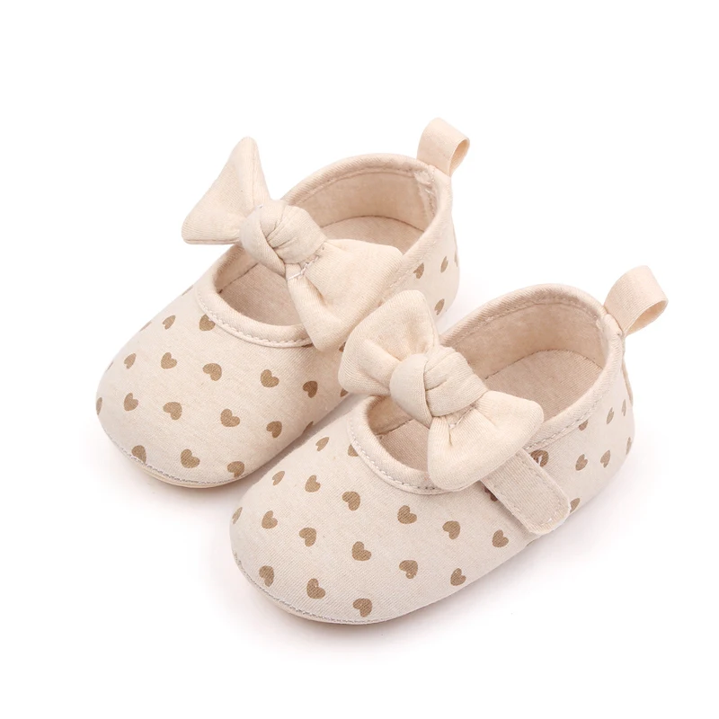 High Quality Soft Cotton Anti-slip Baby Newborn Girl Shoes Walking Baby Shoes details