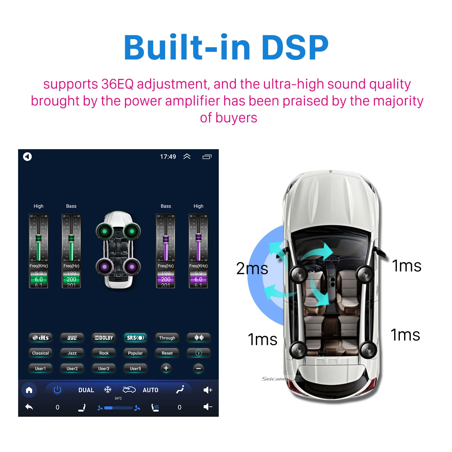 Touchscreen Cra Radio Android 10.0 9.7 Inch GPS Navigation System USB Support Digital TV Carplay  for Hyundai Elantra 2011-2013