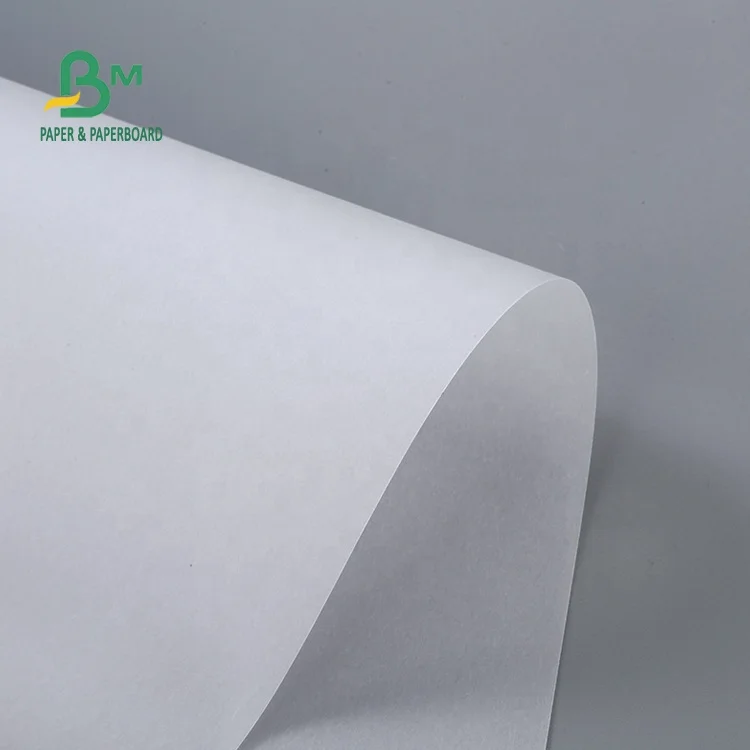 73gsm 83gsm Translucent CAD Tracing Paper For Drawing 18 Inch 24 Inch X 50  Yard