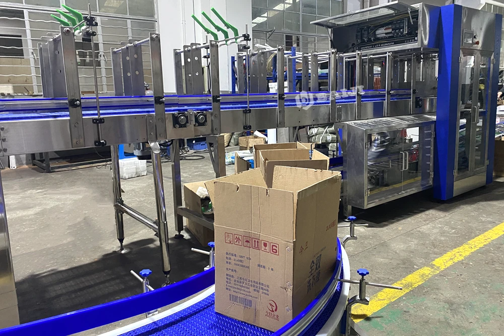 Fully Automatic Drop Type case Packer Carton Box Packing Sealing Machine Equipment