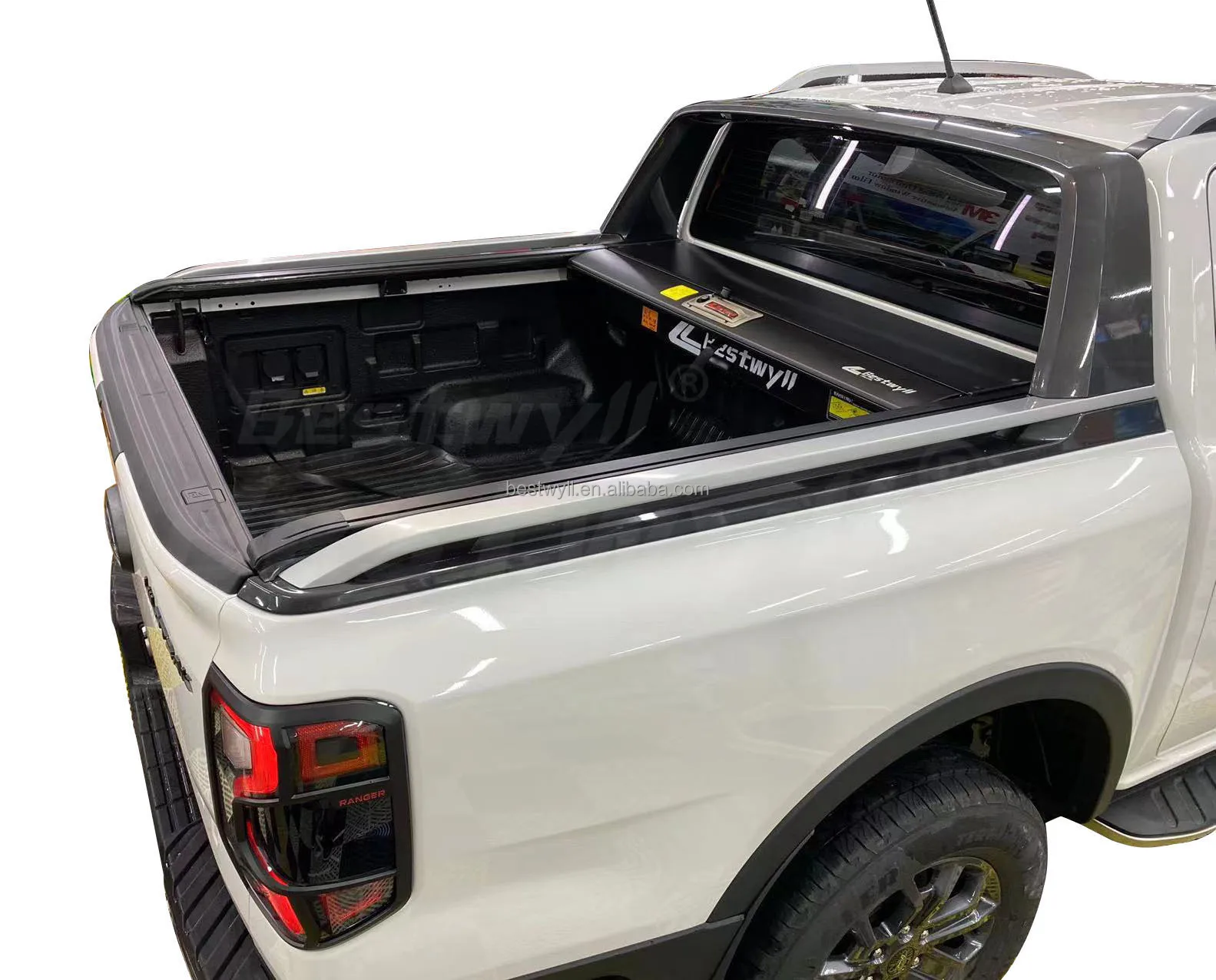 Bestwyll Pickup Hard Cover Truck Bed Covers Tonneau Cover Sport Car Manual Roller Shutter Lid