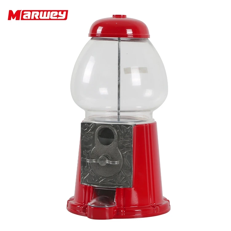 Shopping Mall Single Player Coin Operated Gashapon Machine Kids Capsule Bouncy Ball Gumball Candy Vending Dispenser