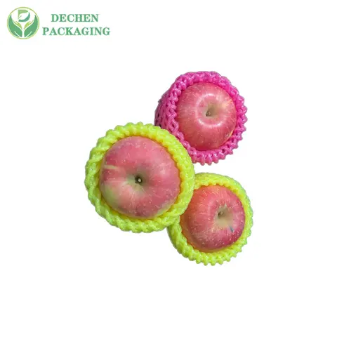 Filet de mousse de taille personnalisée de couverture de douille de maille de légume de fruit en plastique de papaye