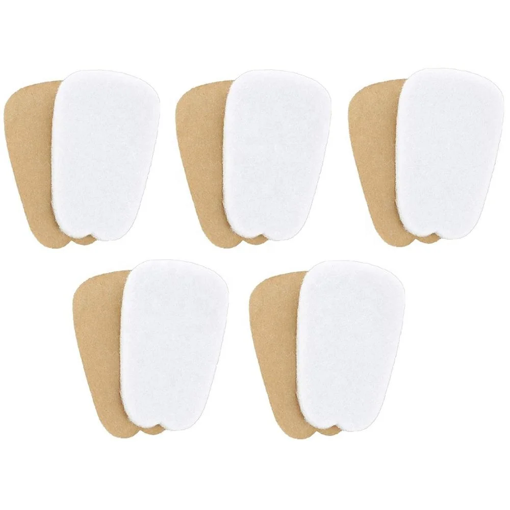 Large Size Soft Self-adhesive Shoe Inserts Felt Shoe Tongue Pads