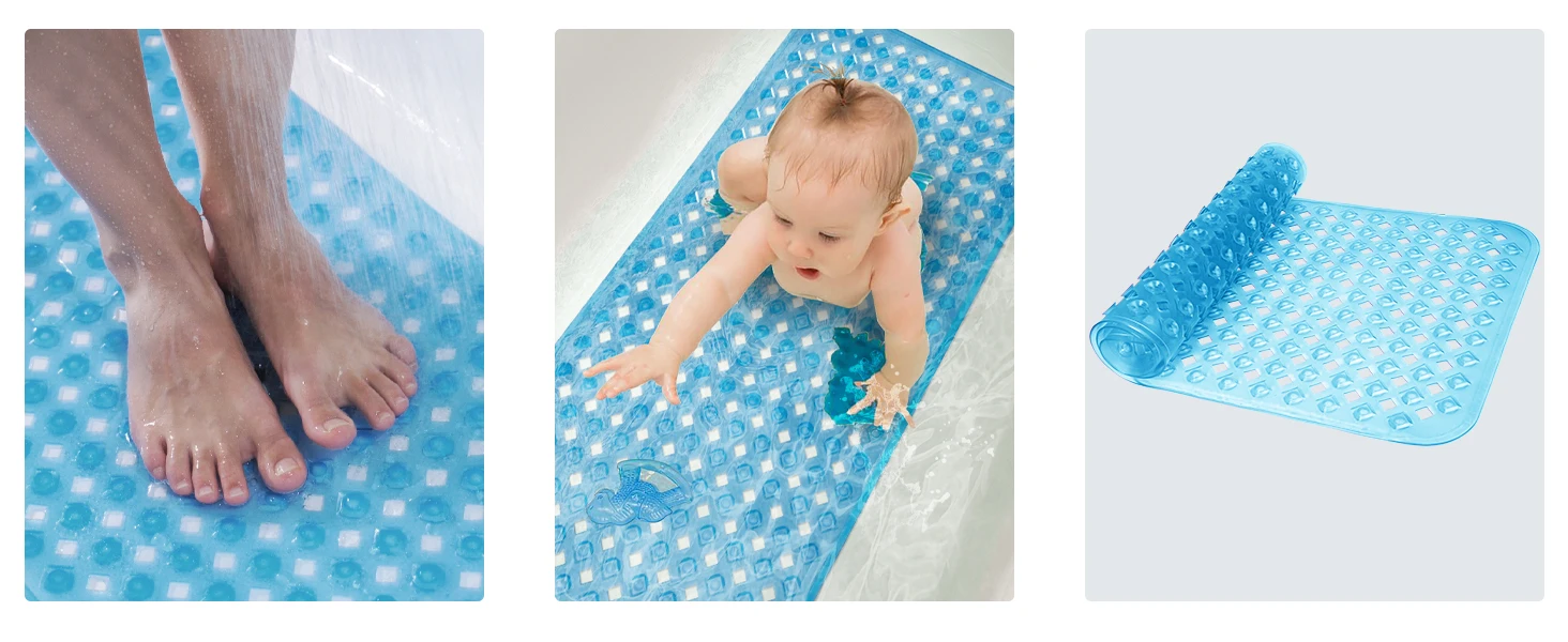 Round Shower Massage Scraper Bathroom Nonslip Bath Mat Shower Mats