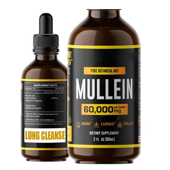 Private Label Mullein Extract Tincture Organic Mullein Leaf And Flowers ...