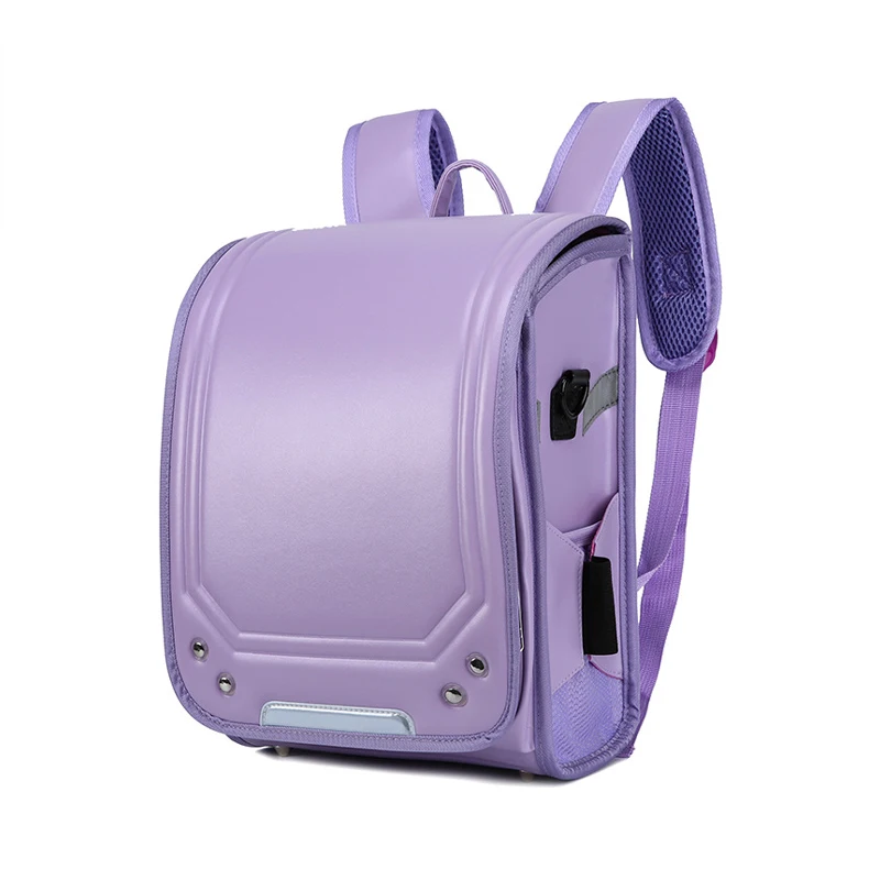 Japanese Style Waterproof PU School Bag for Kids