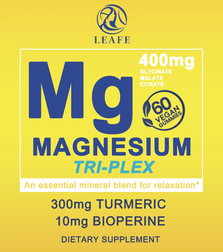 Hot Selling Magnesium Malate Gummy Glycinate Magnesium Gummies For