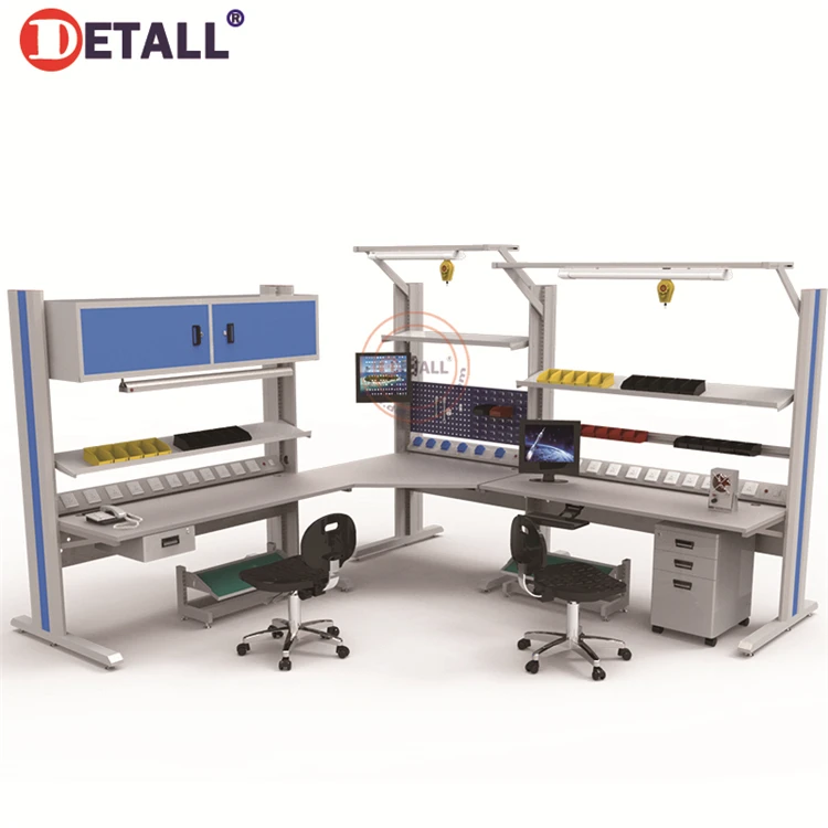 Detall Directly Factory Offer Adjustable ESD Laboratory Electronic Lab Work Bench