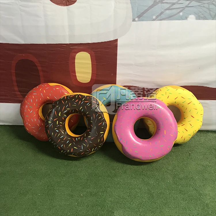 Lighted Color Ice Cream Donut Macaroon Prop/ Pastel Donut Macaroon