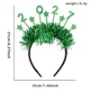 2027 stars green stripe hairband