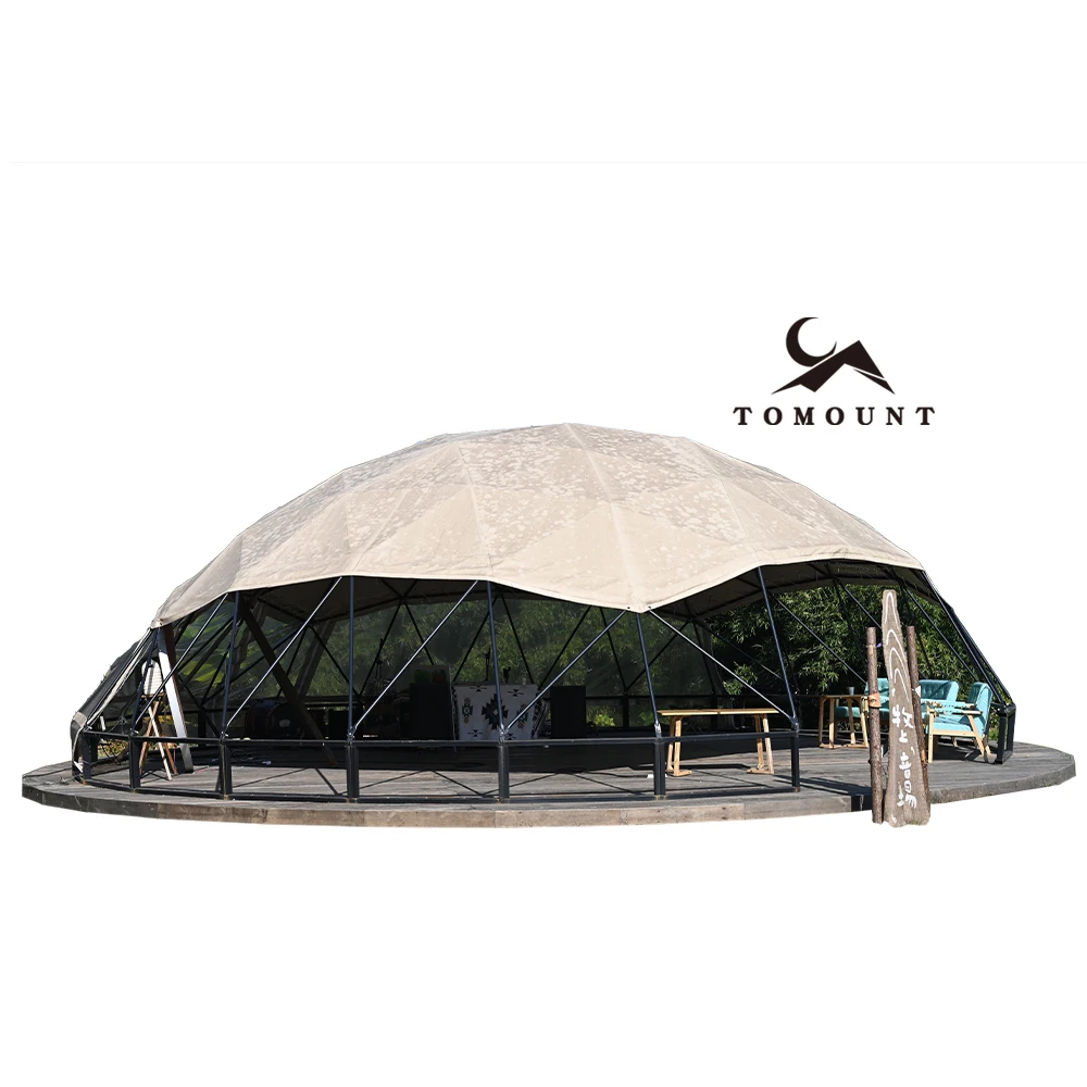 Waterproof Luxury Glamping Dome Tent for 300 People ODM