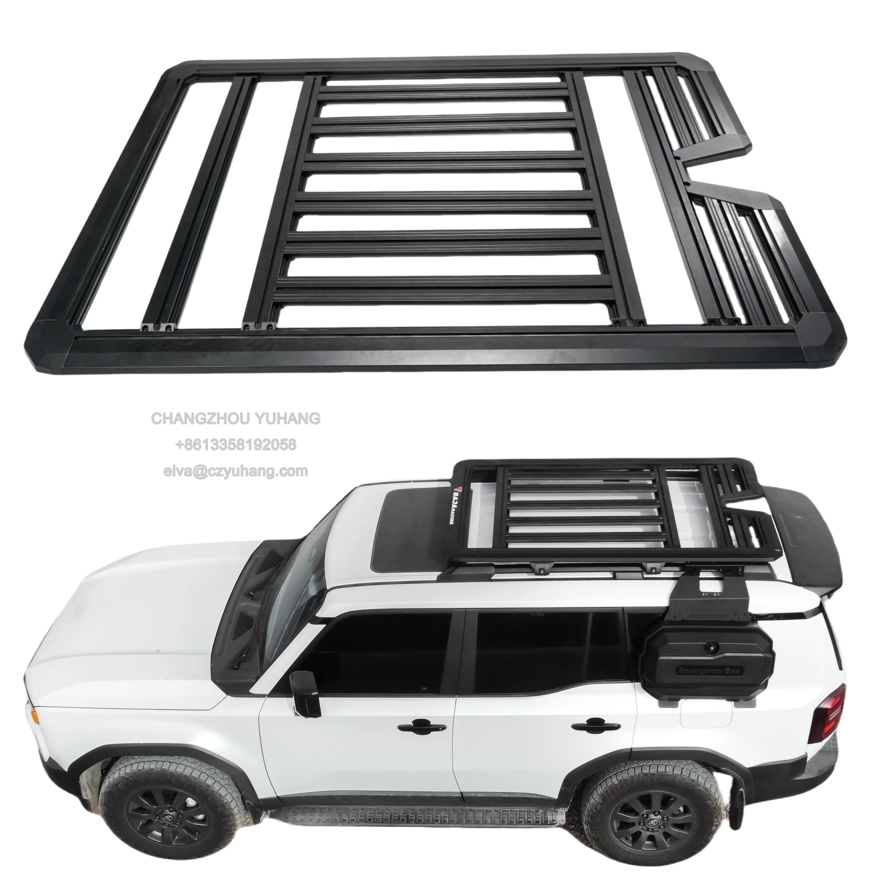 Car Roof Racks for Land Cruiser Prado 250 - Durable & Easy Install