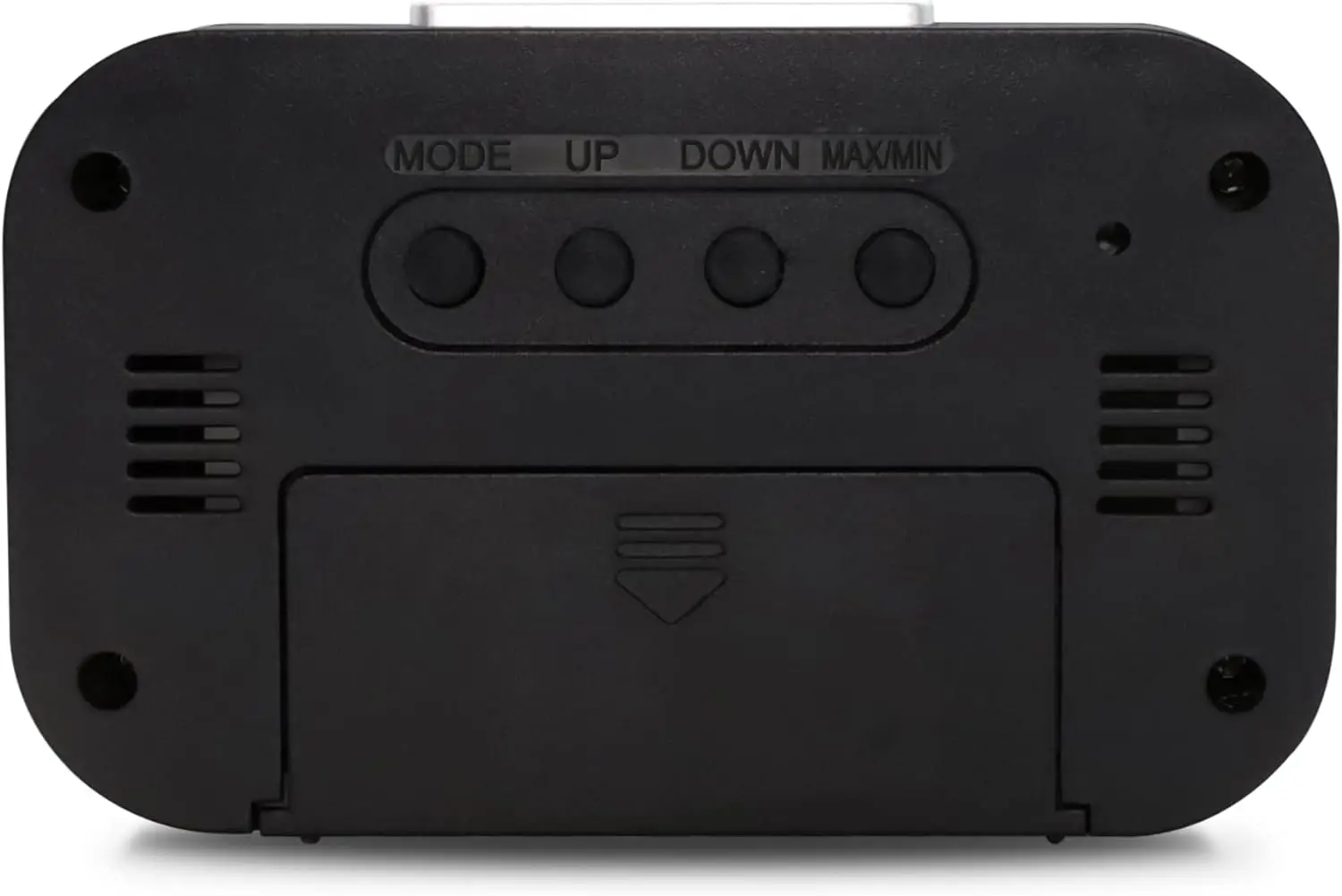 Battery Powered Color Backlit LCD Display Digital Travel Alarm Clock Square Contemporary ABS Electronic Clock Kitchen Clock